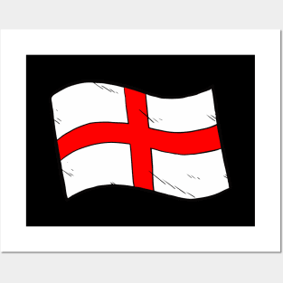 Flag of England Posters and Art